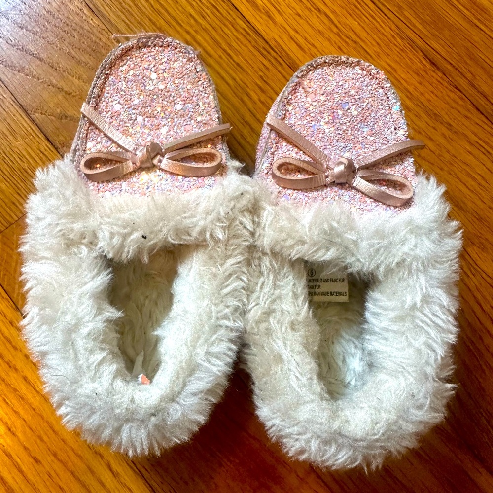 Glitter moccasins!